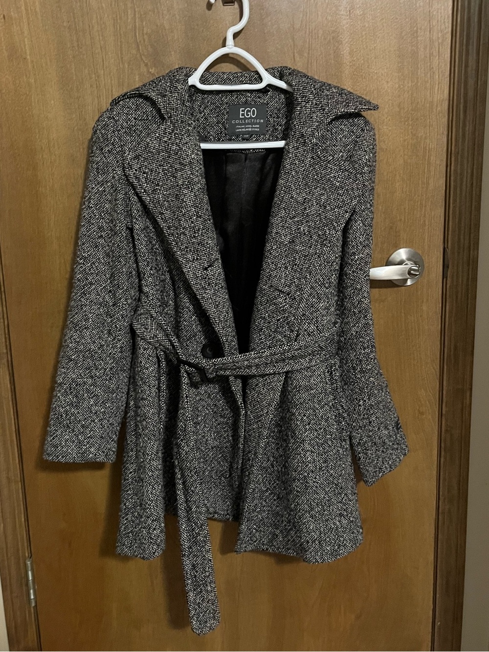 Women’s Italian Wool Belted Coat